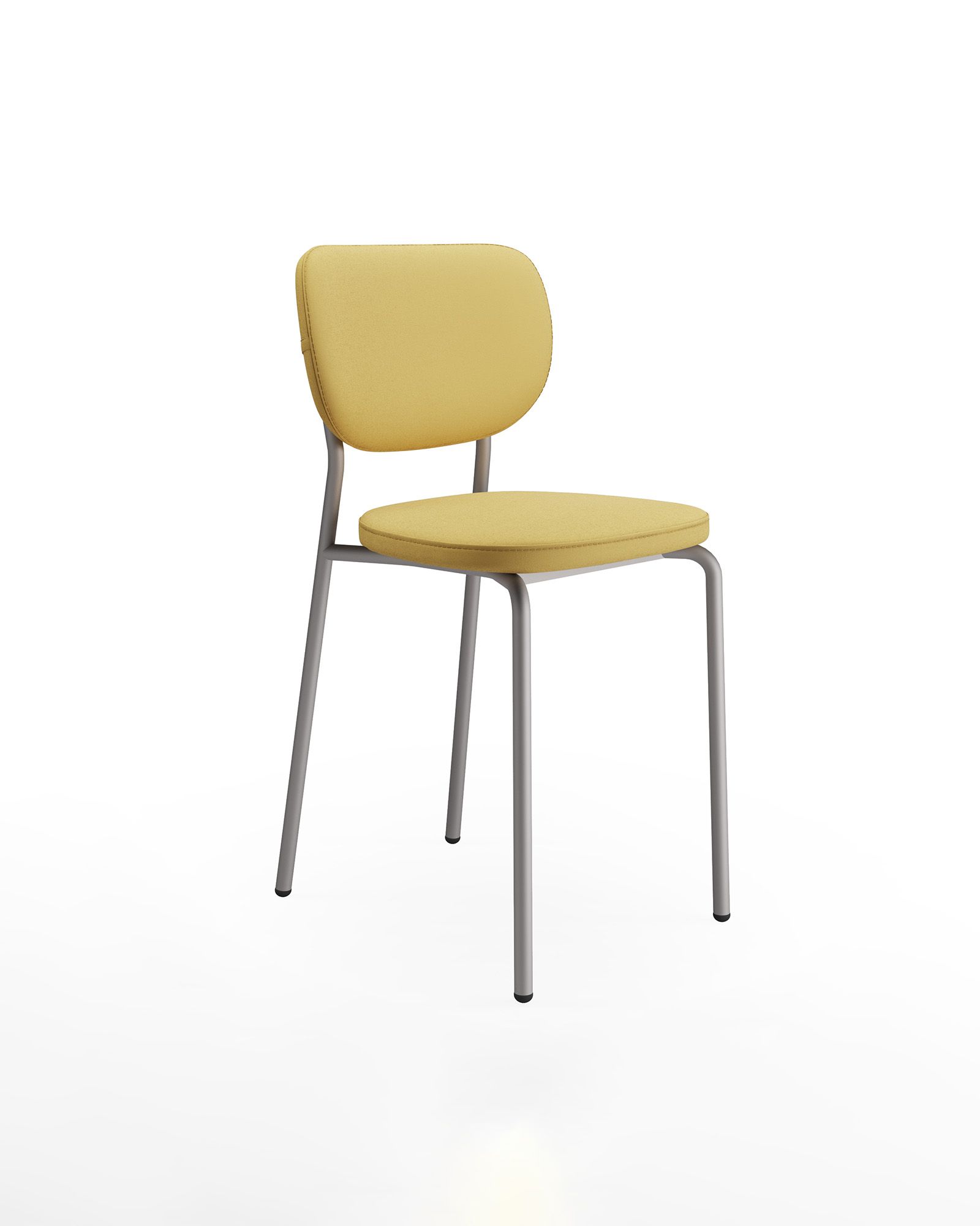 Sedia in tessuto Tommy Senape