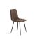 Sedia in tessuto Karol Marrone